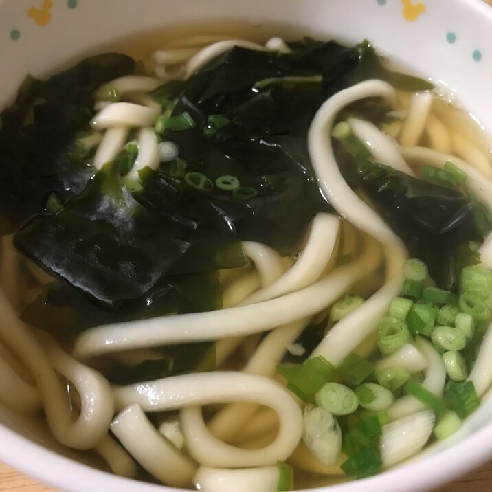 ワカメうどん♡